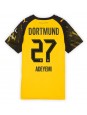 Billige Borussia Dortmund Karim Adeyemi #27 Hjemmedrakt Dame 2025-26 Kortermet